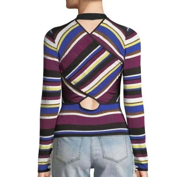 Rachel Roy - Cut-out striped sweater - Picture 3 of 7
